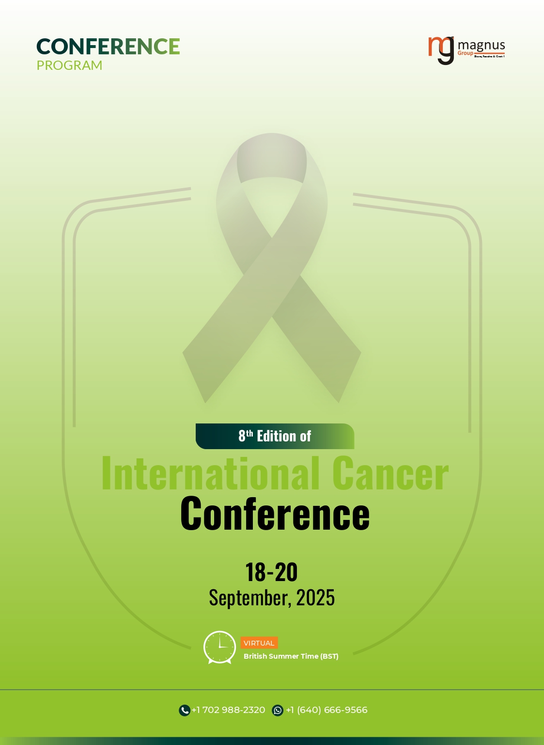 International Cancer Conference | Online Event Program