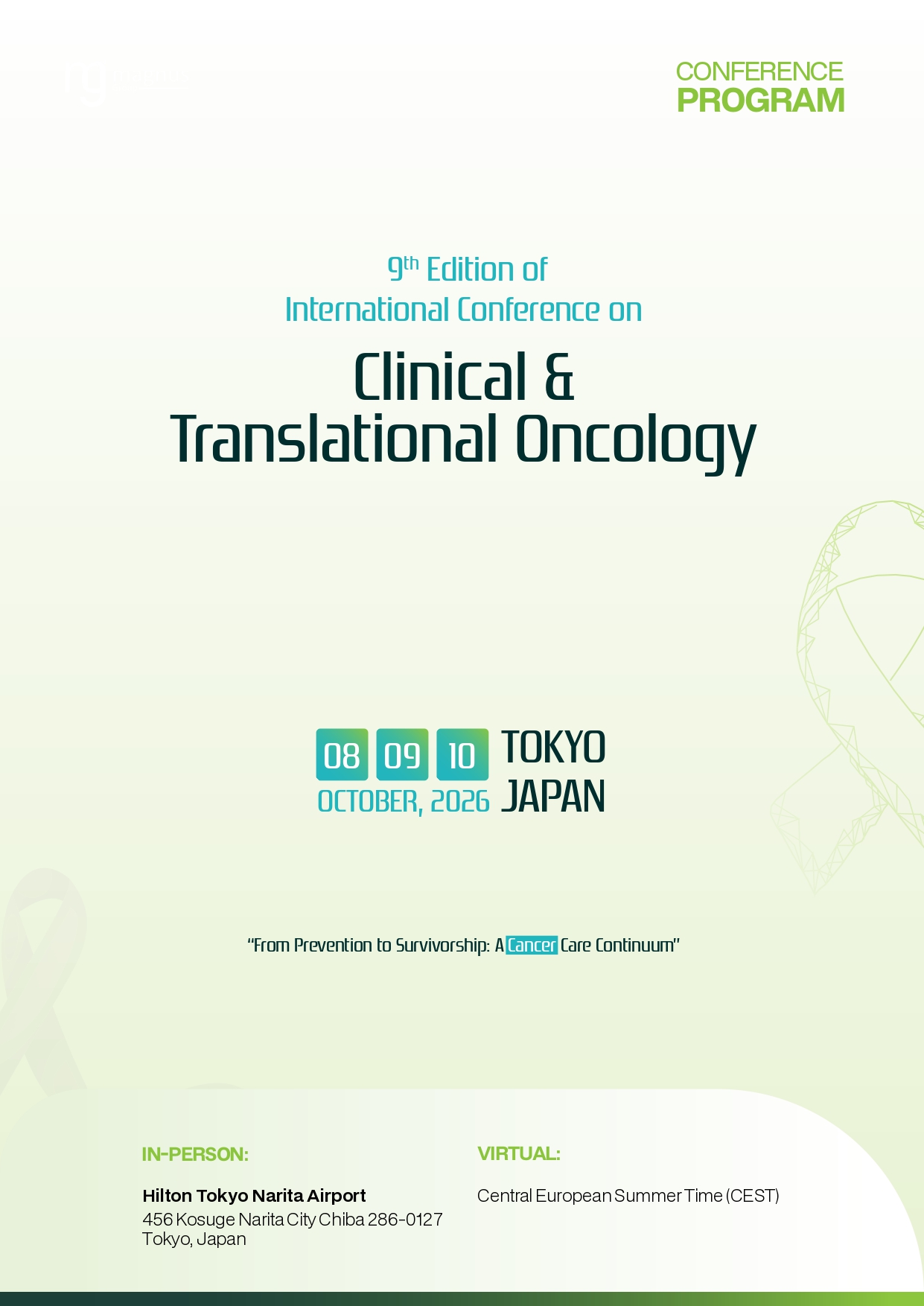 International Conference on Clinical & Translational Oncology | Tokyo,  Japan Program