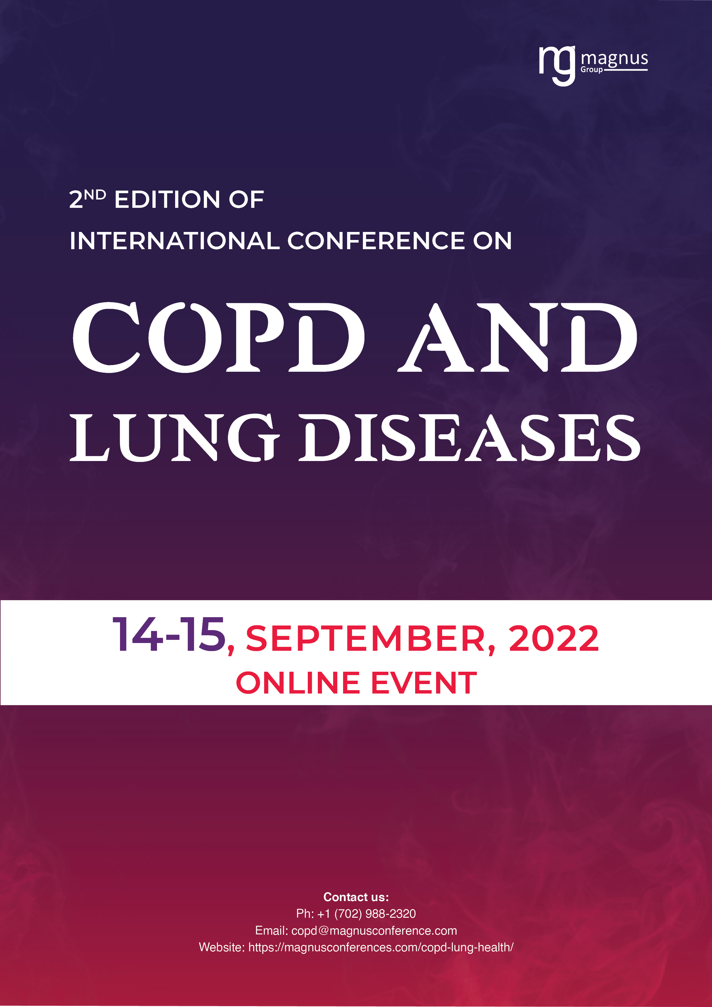 2nd Edition of International Conference on COPD and Lung Diseases | Online Event Book