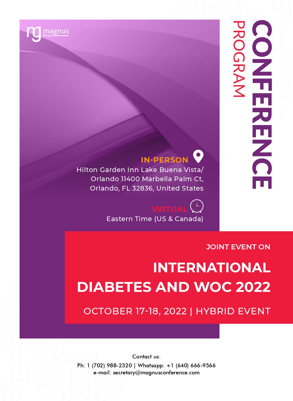 International Conference on Diabetes, Metabolism and Endocrinology | Orlando, Florida, USA Program