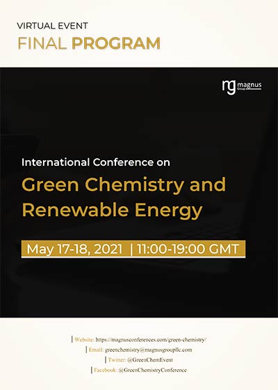 International Conference on Green Chemistry and Renewable Energy | Virtual Event Program
