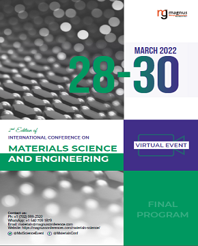 2nd Edition of International Conference on Materials Science and Engineering | Virtual Event Program