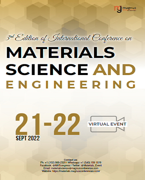 3rd Edition of International Conference on Materials Science and Engineering | Virtual Event Book