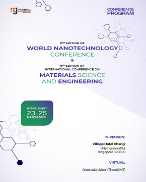 9th Edition of International Conference on Materials Science and Engineering | Singapore Program