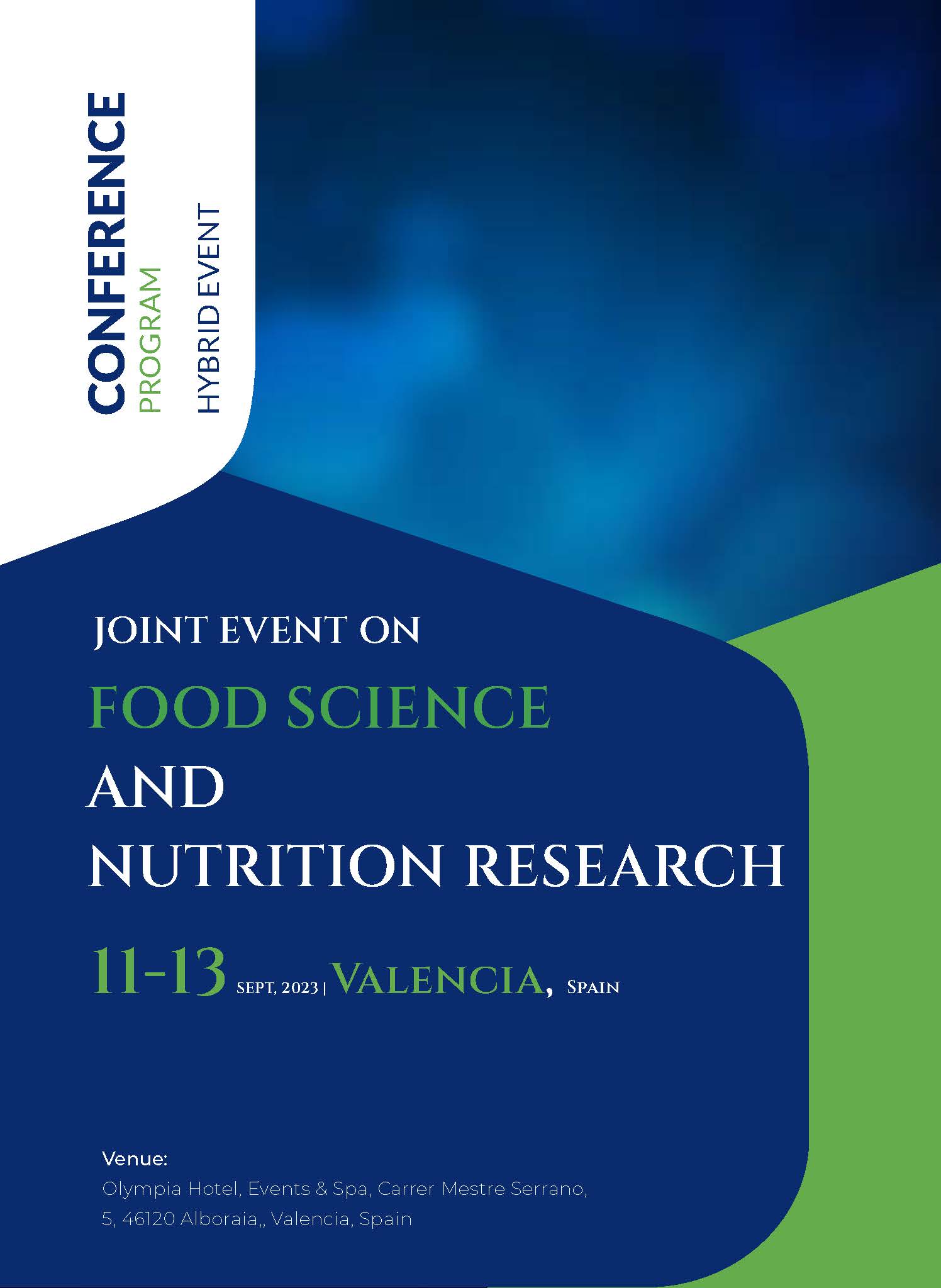Nutrition Research Conference | Valencia, Spain Program