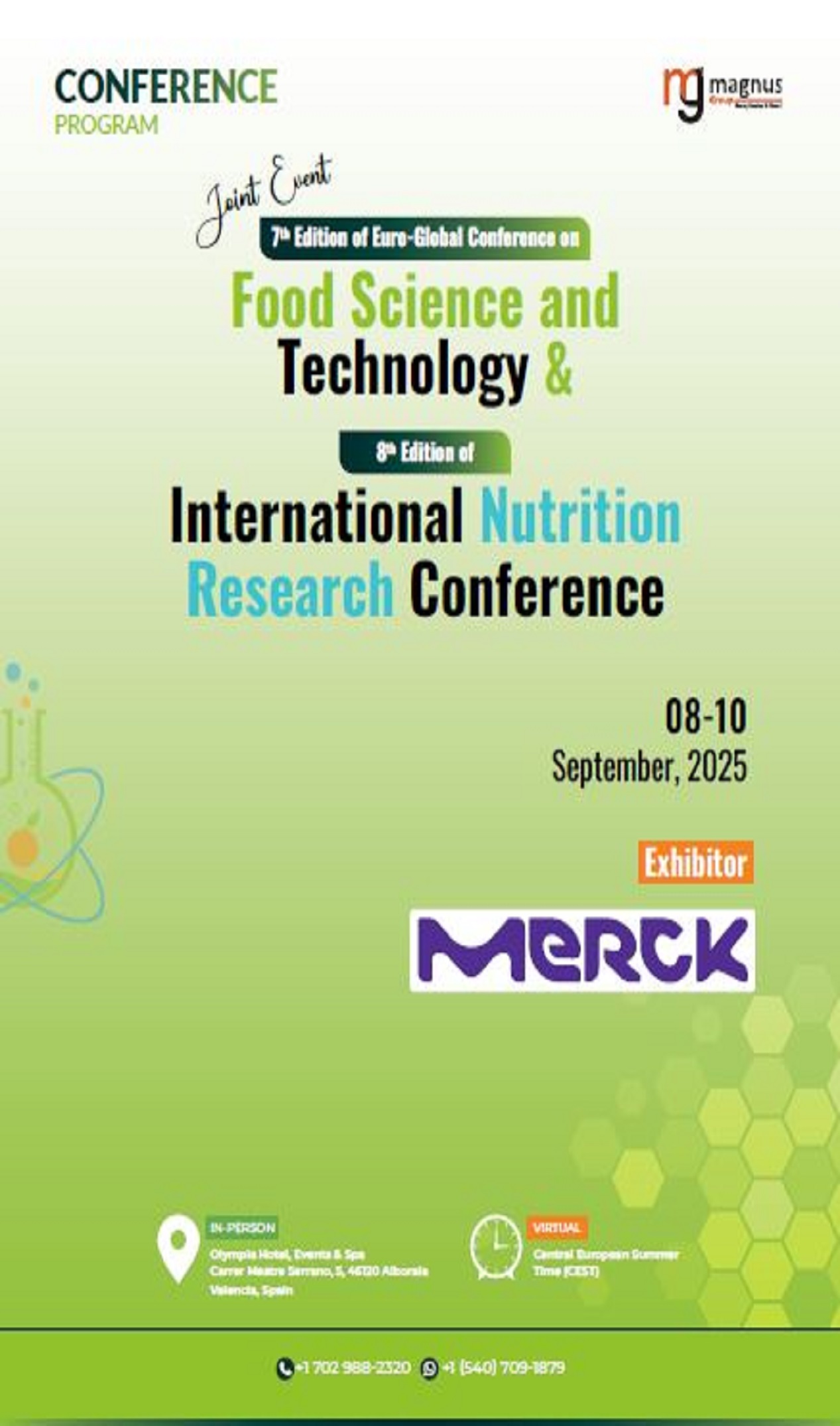 Nutrition 2025 | Valencia, Spain Program