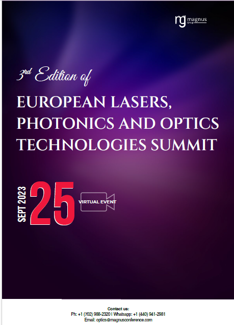 3rd Edition of European Lasers, Photonics and Optics Technologies Summit | Online Event Book