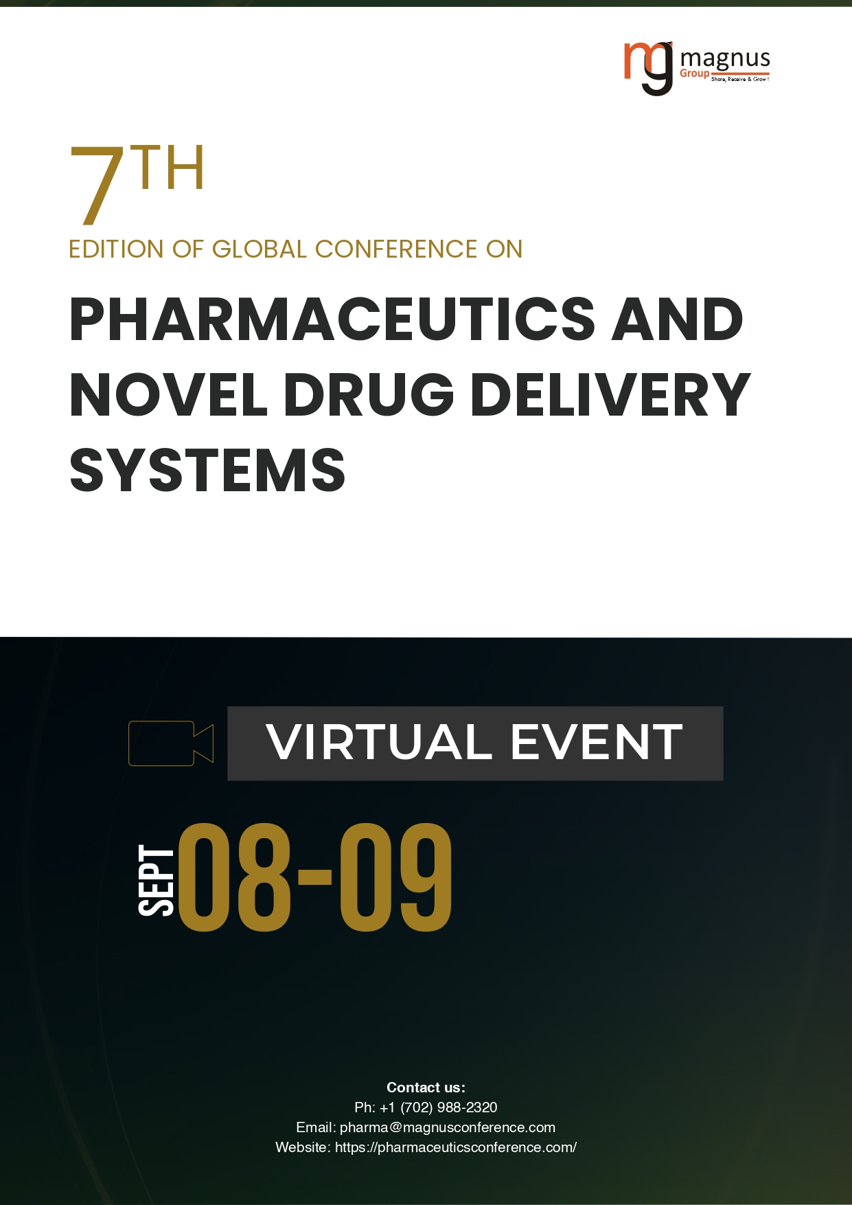 7th Edition of Global Conference on Pharmaceutics and Drug Delivery Systems Book