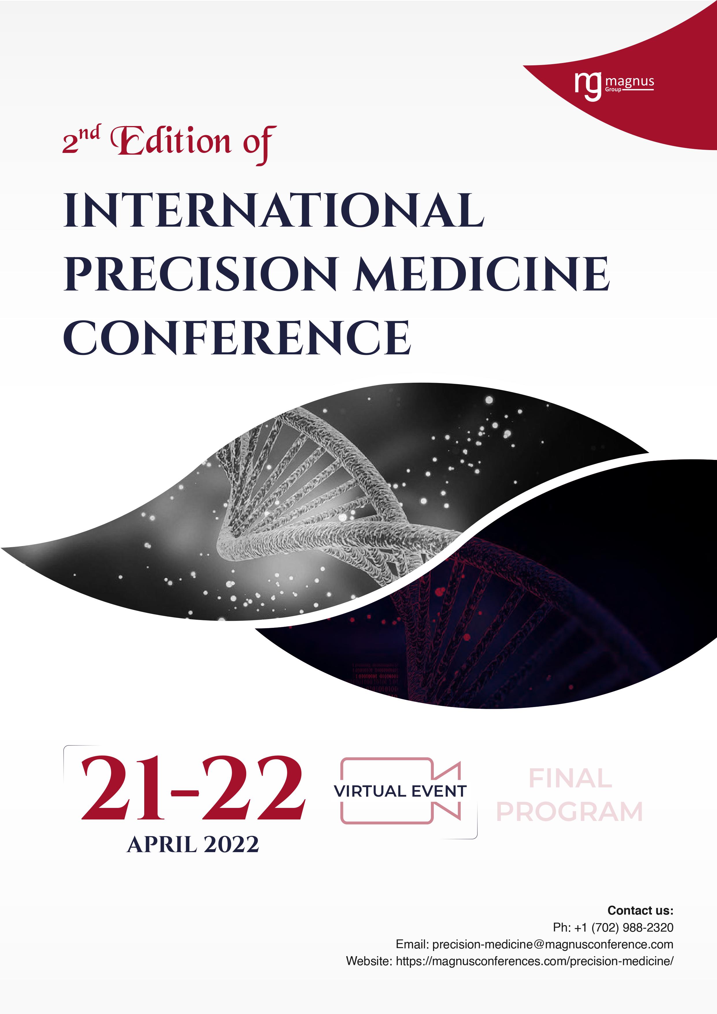 2nd Edition of International Precision Medicine Conference | Online Event Program