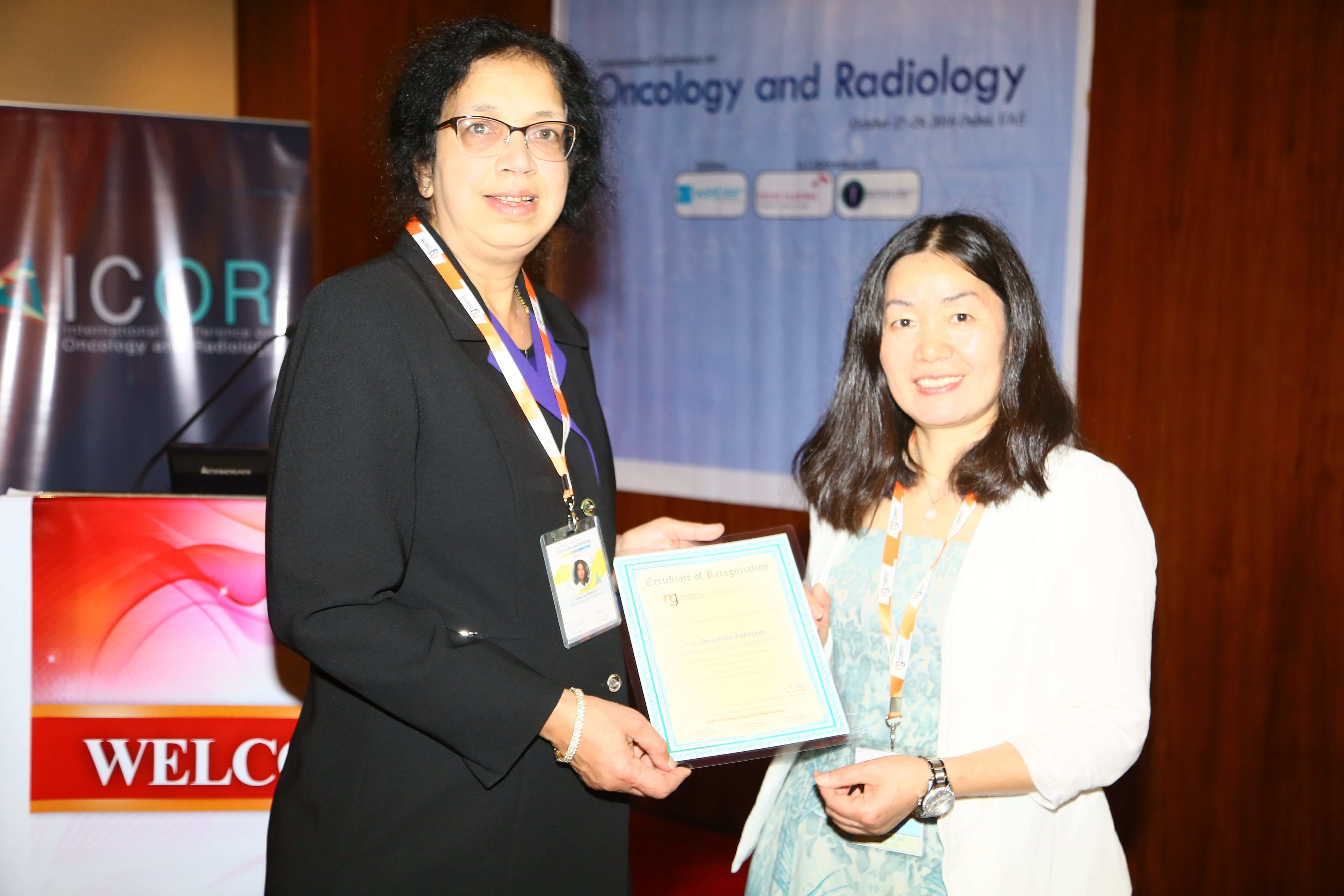 Cancer research conferences - Dr. Xiufen Zheng