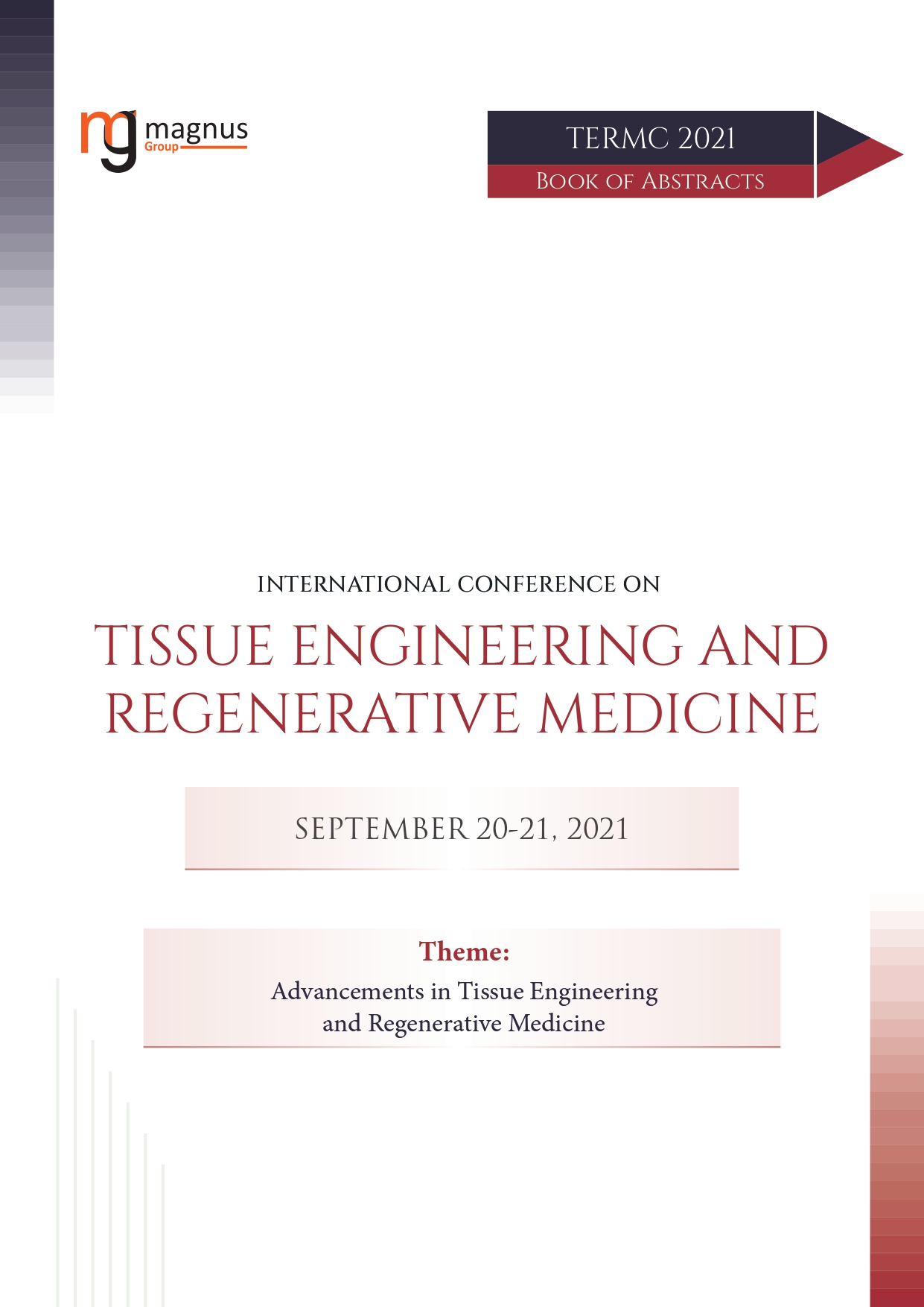 International Conference on Tissue Engineering and Regenerative Medicine | Online Event Book